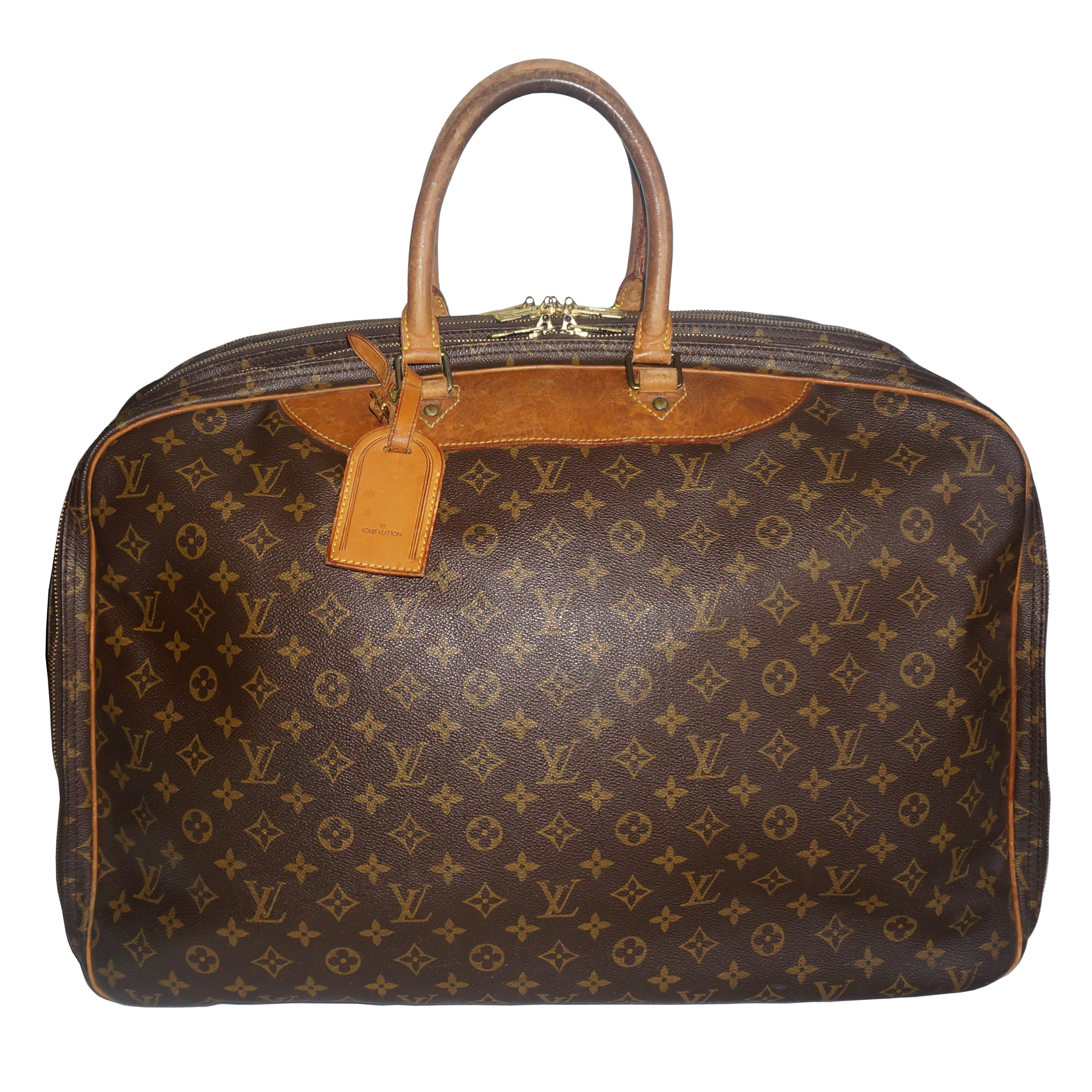 1960s/ 70s Louis Vuitton Traveling Monogram Suitcase - Leather