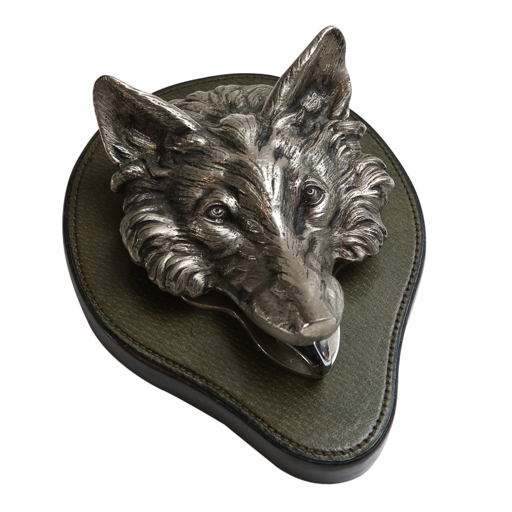 Vintage Gucci Wolf Head Key Chain Holder : On Antique Row - West