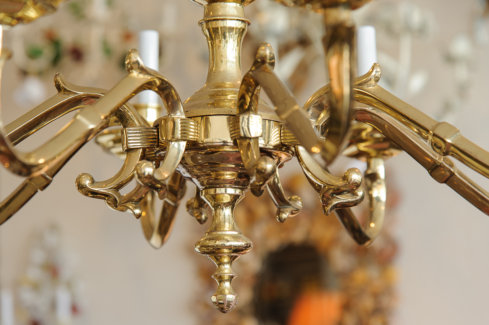 GOWE 8 Arms Antique Brass Chandeliers Classic Brass Chandelier